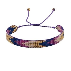 Boho Woven Beaded Bracelet – Adjustable Friendship Bracelet